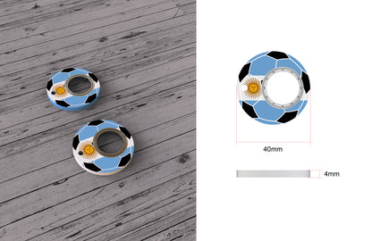 World Cup Fidget Key Chain